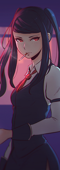 Аватар вконтакте Jill Stingray / Джилл Стингрей из игры VA-11 Hall-A: Cyberpunk Bartender Action / Ва-11 павильон-это: Киберпанк Бармен действий, by Koyorin
