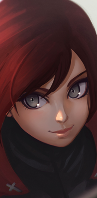 Аватар вконтакте Ruby Rose / Руби Роуз из аниме RWBY / Красный, Белый, Черный, Желтый, by Koyorin