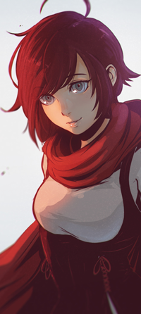 Аватар вконтакте Ruby Rose / Руби Роуз из аниме RWBY / Красный, Белый, Черный, Желтый, by Koyorin