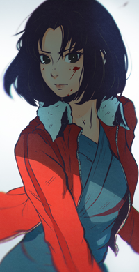 Аватар вконтакте Shiki Ryougi / Сики Реги из аниме Kara no Kyoukai 1: Fukan Fuukei / Граница пустоты 1: Вид с высоты, by Koyorin