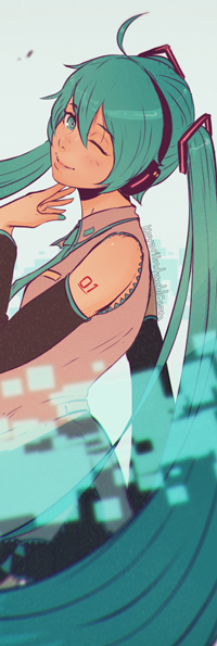 Аватар вконтакте Vocaloid Hatsune Miku / Вокалоид Хацуне Мику, by Koyorin