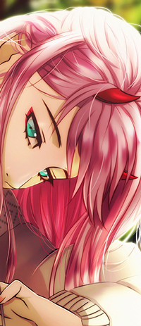 Аватар вконтакте Zero Two / Зеро Ту из аниме Darling in the FranXX / Милый во Франкcе, by Esther-Shen