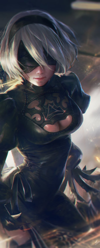 Аватар вконтакте YoRHa №2 тип B из игры NieR: Automata, by SARIYAa