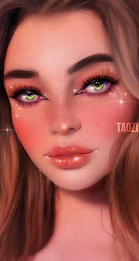 Аватар вконтакте Зеленоглазая девушка, by taozipie