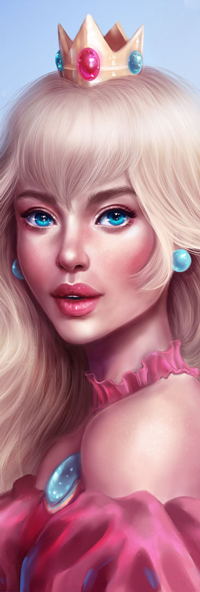 Аватар вконтакте Princess Peach / Принцесса Пич из игры Mario / Марио, by SandraWinther