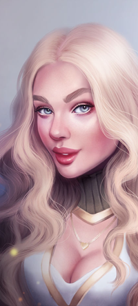 Аватар вконтакте Светловолосая голубоглазая девушка, by SandraWinther