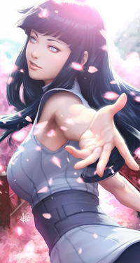Аватар вконтакте Hinata Hyuuga / Хината Хюга из аниме Naruto / Наруто, by Artgerm