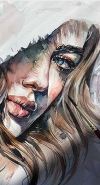Аватар вконтакте Девушка с голубыми глазами, by Humid Peach