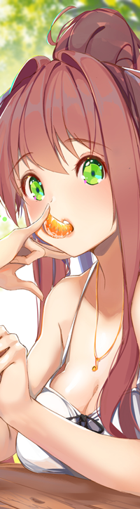 Аватар вконтакте Monika / Моника из игры Doki Doki Literature Club, by Xhunzei