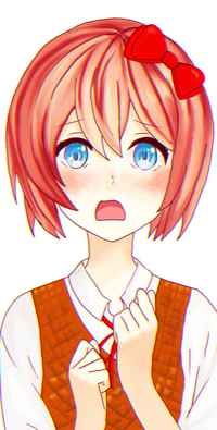 99px.ru аватар Sayori / Сайори из игры Doki Doki Literature Club, by 139-art