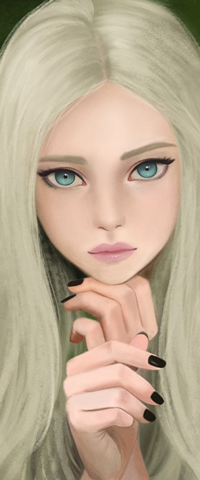Аватар вконтакте Белокурая голубоглазая девушка, by haleyshinn