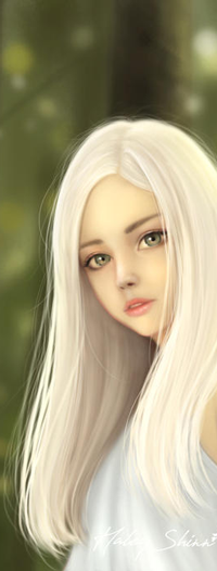 Аватар вконтакте Белокурая девушка на размытом фоне, by haleyshinn