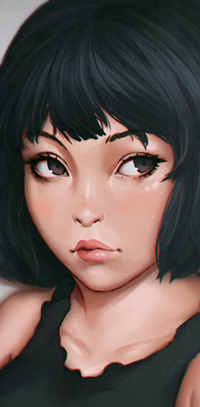Аватар вконтакте Темноволосая девушка, by rotisusu