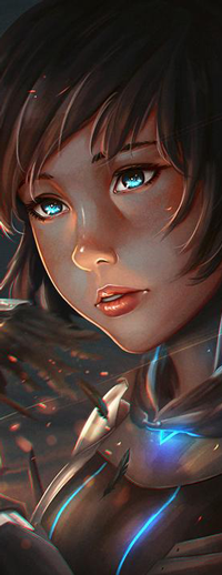 Аватар вконтакте Голубоглазая девушка, by rotisusu