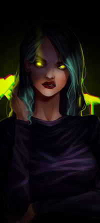 Аватар вконтакте Девушка с желтыми глазами, by FlexyChan