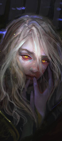 Аватар вконтакте Белокурая девушка с янтарными глазами, by Elvanlin