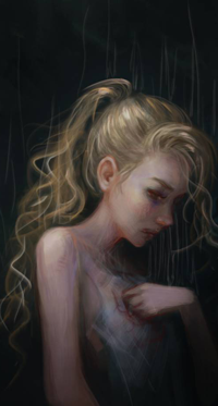 99px.ru аватар Грустная светловолосая девушка, by Elvanlin