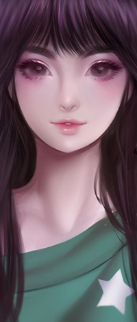 Аватар вконтакте Длинноволосая девушка, by Suikacchii