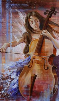 99px.ru аватар Девушка играет на виолончеле