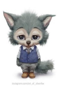 Аватар вконтакте Маленький грустный волчонок