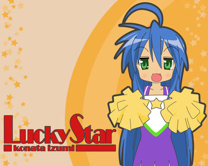 Обои на рабочий стол Lucky Star - Konata Izumi