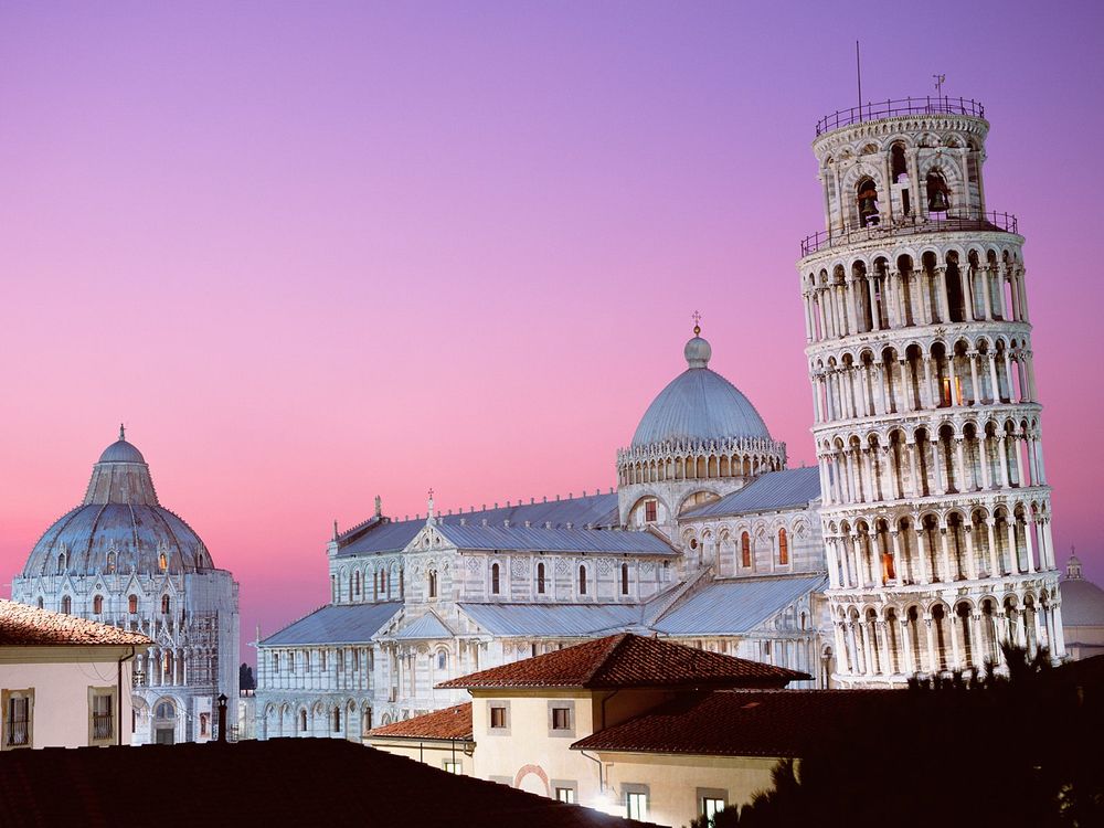 Обои для рабочего стола Leaning Tower of Pisa, Italy