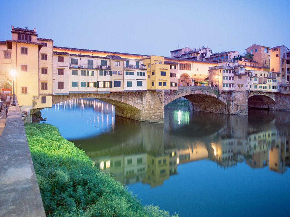 Обои для рабочего стола Ponte Vecchio, Florence, Italy