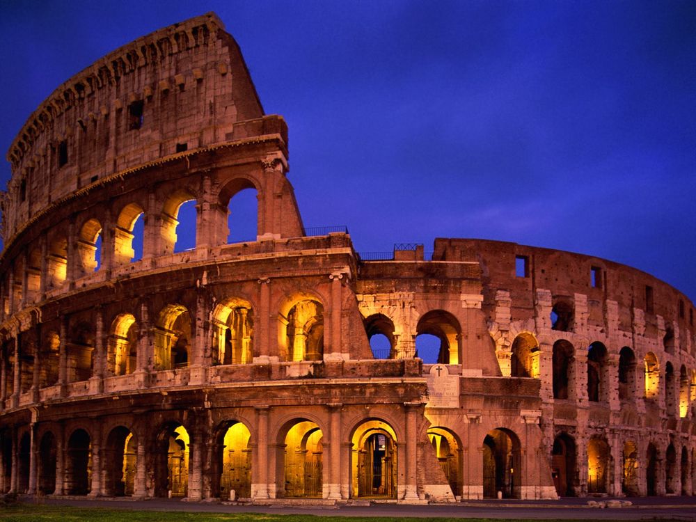 Обои для рабочего стола The Colosseum, Rome, Italy