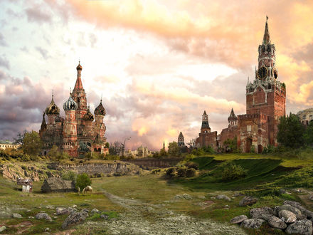 Обои на рабочий стол Кремлёвская долина - Былое величие (Мир после Апокалипсиса)