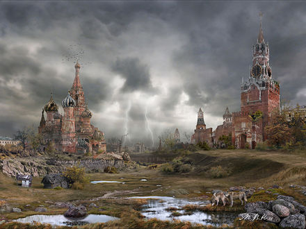 Обои на рабочий стол Кремлёвская долина - осень (Мир после Апокалипсиса)