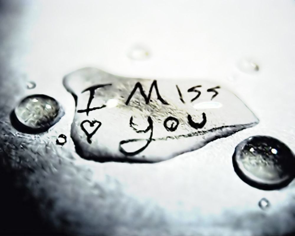 Обои для рабочего стола I miss you