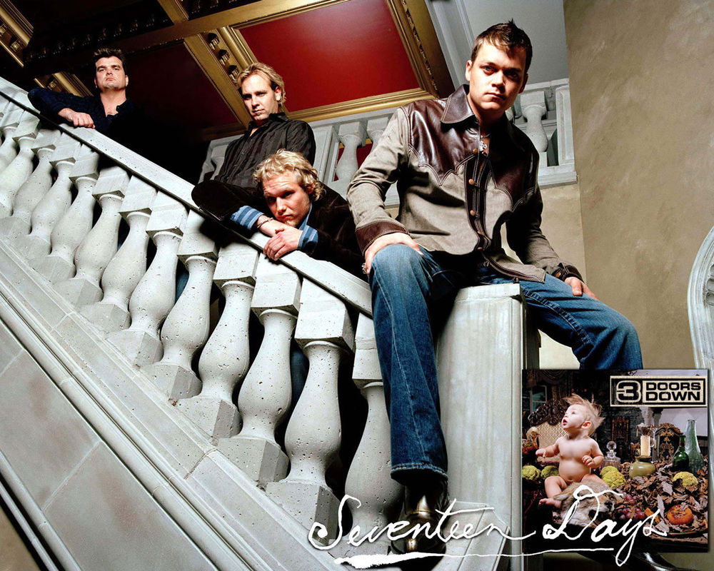 Обои для рабочего стола Three doors down Seventeen days