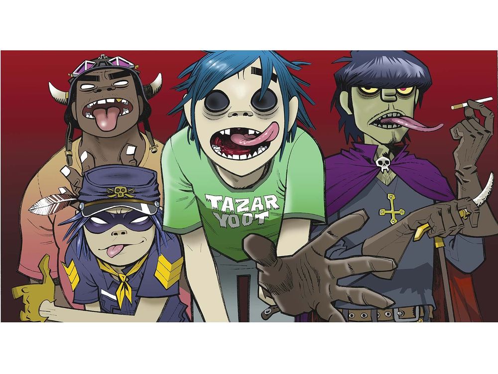 Обои для рабочего стола Gorillaz (tazar yoot)