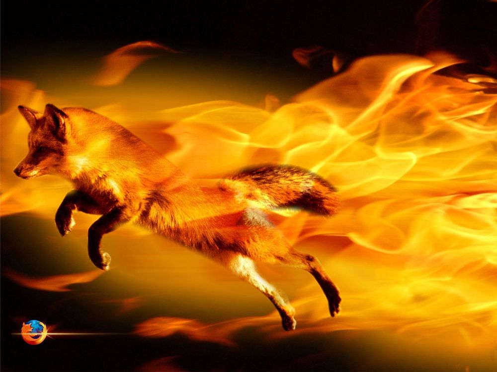 Обои для рабочего стола Firefox
