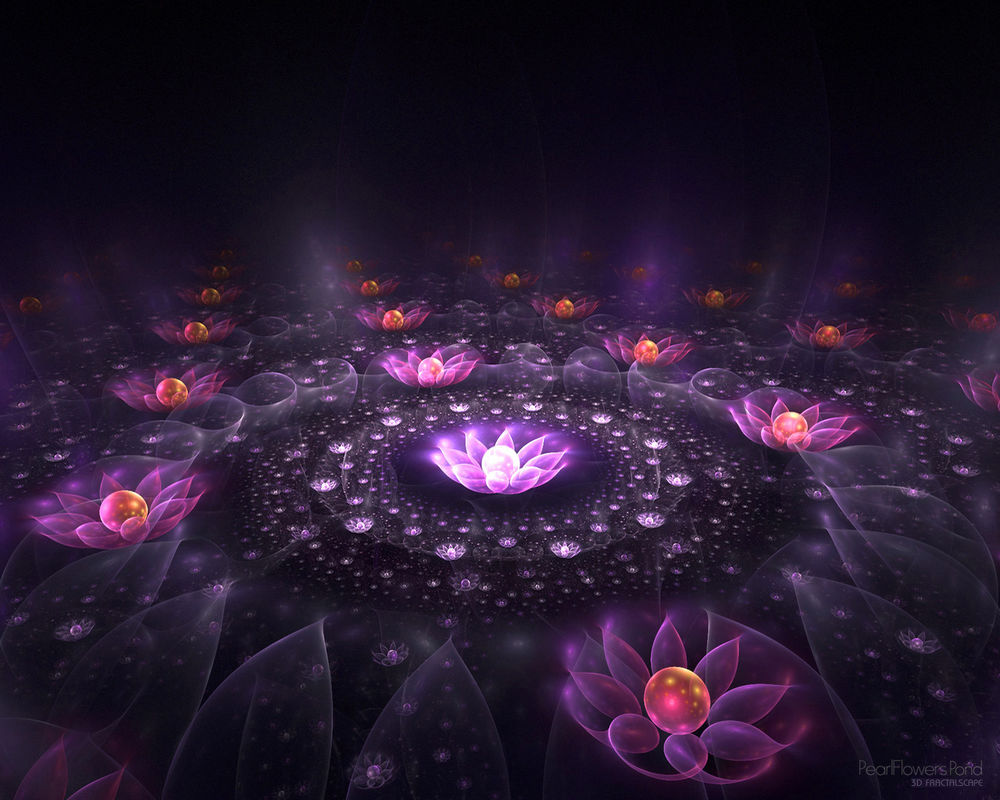 Обои для рабочего стола PearlFlowers Pond 3D Landscape
