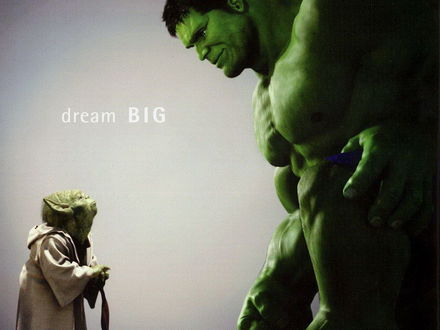 Обои на рабочий стол dream BIG-любимые герои