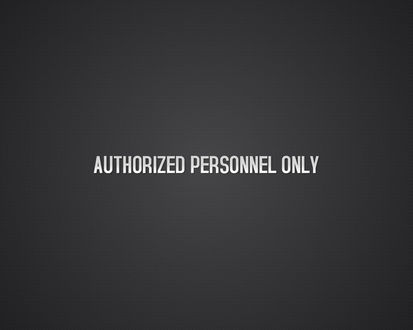 Обои на рабочий стол Authorized personnel only