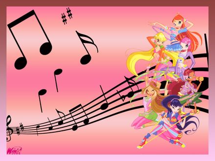 Обои на рабочий стол Winx club Спорт