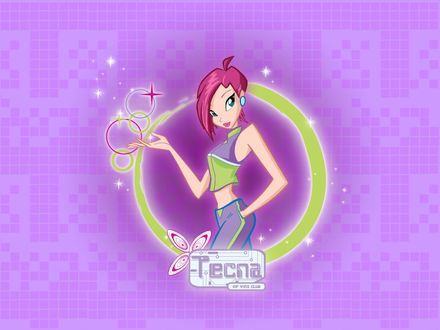 Обои на рабочий стол Tecna of winx club