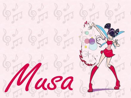 Обои на рабочий стол Musa (Муза превращение)