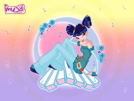 Обои на рабочий стол Musa winx club