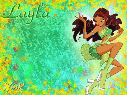 Обои на рабочий стол Layla of Winx Club Winx Club