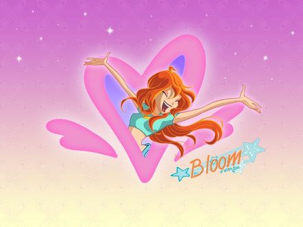 Обои на рабочий стол Bloom of winx club