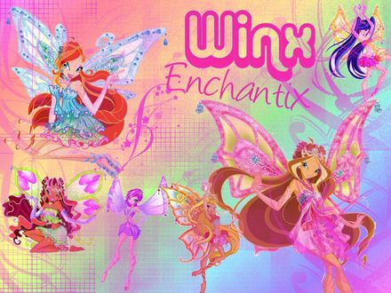 Обои на рабочий стол Winx Encantix