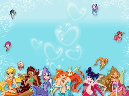 Обои на рабочий стол Winx и Пикси