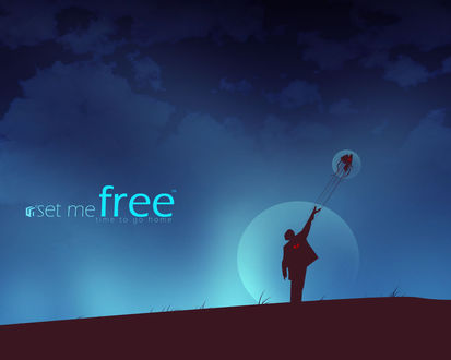 Обои на рабочий стол Set me free, time to go home