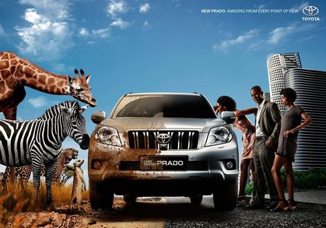 Обои на рабочий стол Toyota. New Prado. Amazing from every point of view