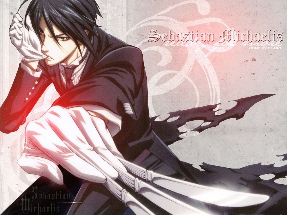 Обои для рабочего стола Sebastian Michaelis