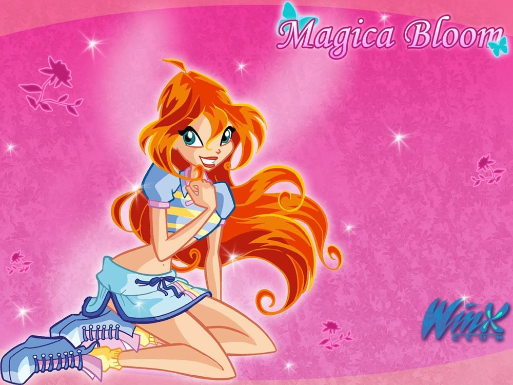 Обои для рабочего стола Magica Bloom Winx Club
