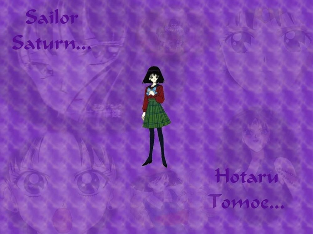Обои для рабочего стола Sailor Saturn... Hotaru Tomoe